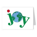 Seed Paper Shape Holiday Greeting Card - Joy (Earth)